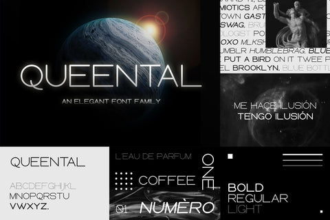 Sans Serif Display Font Bundle Font StringLabs 