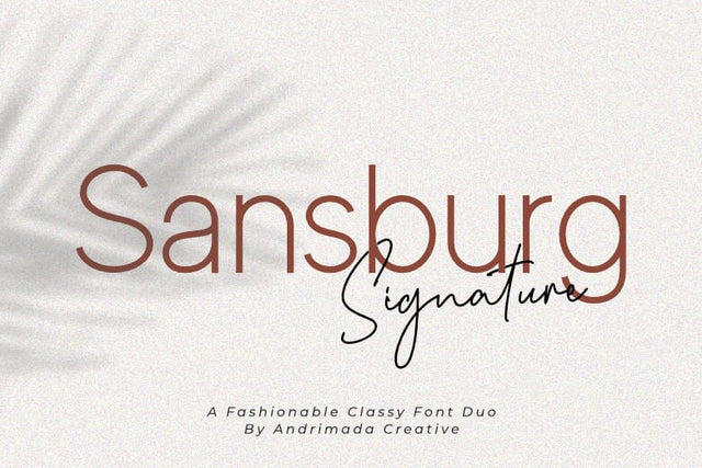 Sansburg Font Madatype Studio 