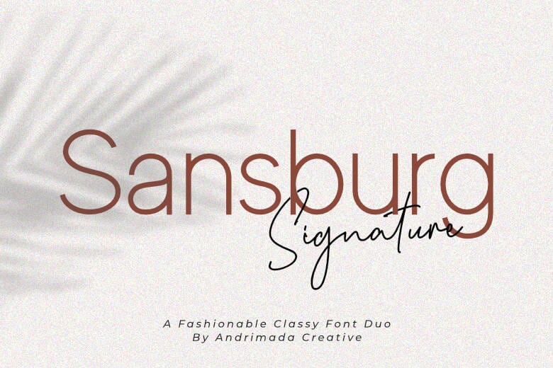 Sansburg Font Madatype Studio 