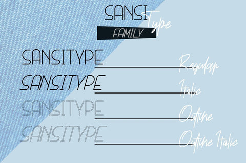 Sansi Type Font Attype studio 