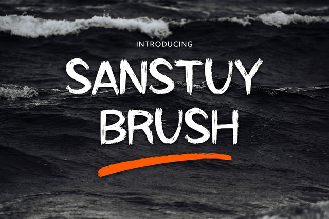 Sanstuy Brush Font Jun Creative 