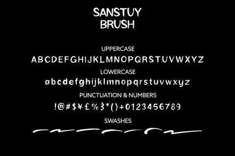 Sanstuy Brush Font Jun Creative 
