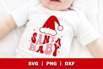 Santa Baby Christmas Retro SVG SVG Ollive Studio 