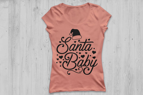 Santa Baby| Christmas Santa SVG Cutting Files. SVG CosmosFineArt 