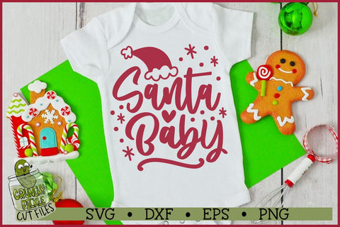 Santa Baby Christmas SVG File SVG Crunchy Pickle 