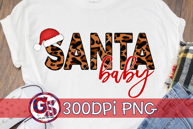 Santa Baby PNG for Sublimation-Christmas PNG Sublimation Greedy Stitches 