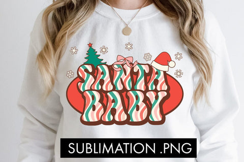 Santa Baby Sublimation PNG Sublimation Freeling Design House 
