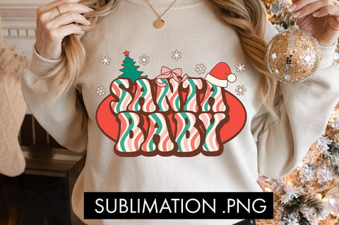 Santa Baby Sublimation PNG Sublimation Freeling Design House 