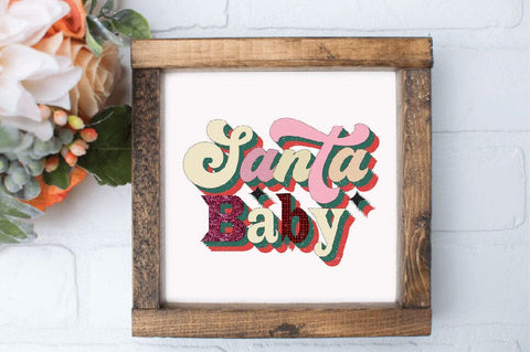 Santa Baby Sublimation SVGArt 