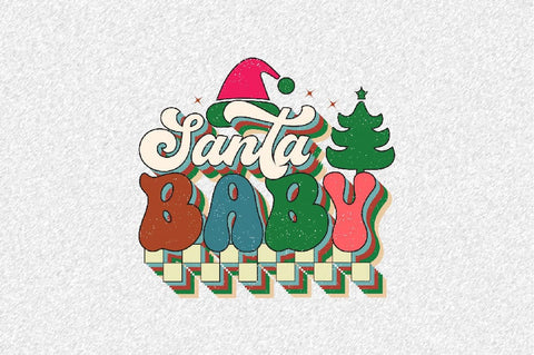Santa Baby Sublimation SVGArt 