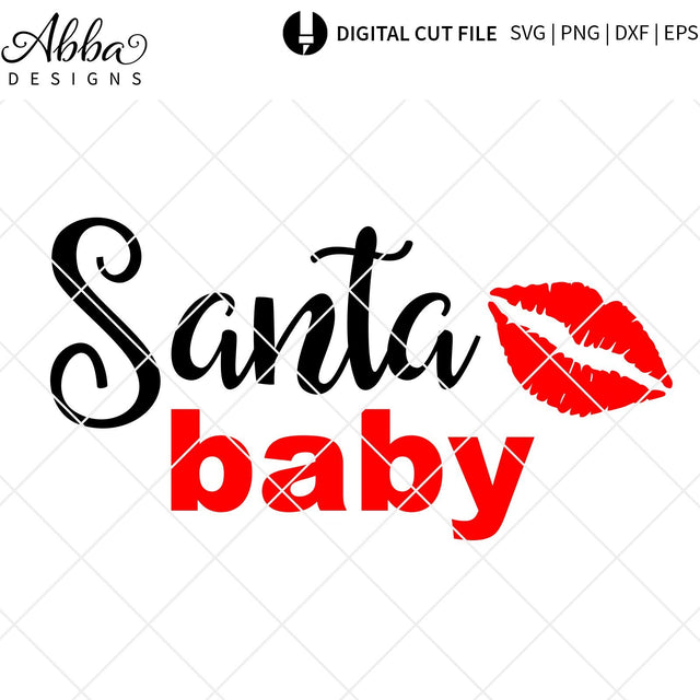 Santa Baby SVG Abba Designs 