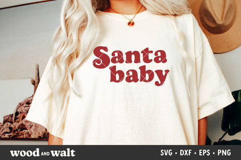 Santa Baby SVG | Christmas SVG SVG Wood And Walt 