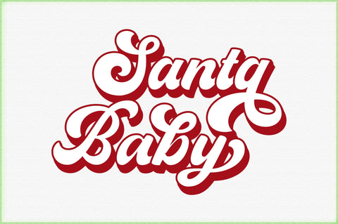 Santa Baby svg design SVG Creativeart88 