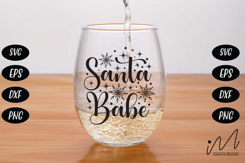 Santa Baby svg, Santa Baby Shower svg, Winter Baby Shower svg,Christmas Santa svg, Baby Shower svg, SVG Isabella Machell 