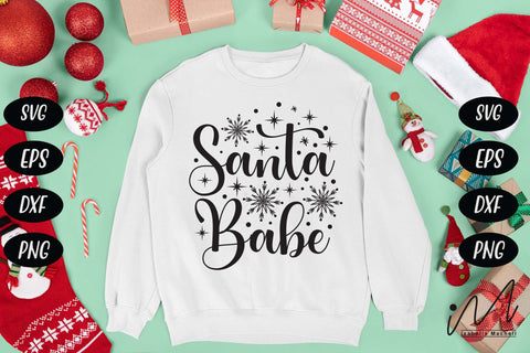 Santa Baby svg, Santa Baby Shower svg, Winter Baby Shower svg,Christmas Santa svg, Baby Shower svg, SVG Isabella Machell 