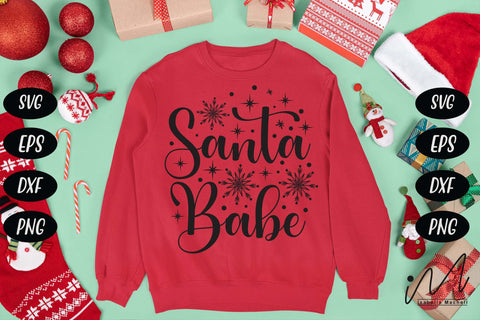 Santa Baby svg, Santa Baby Shower svg, Winter Baby Shower svg,Christmas Santa svg, Baby Shower svg, SVG Isabella Machell 