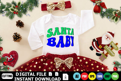 Santa Baby SVG Shahin alam 