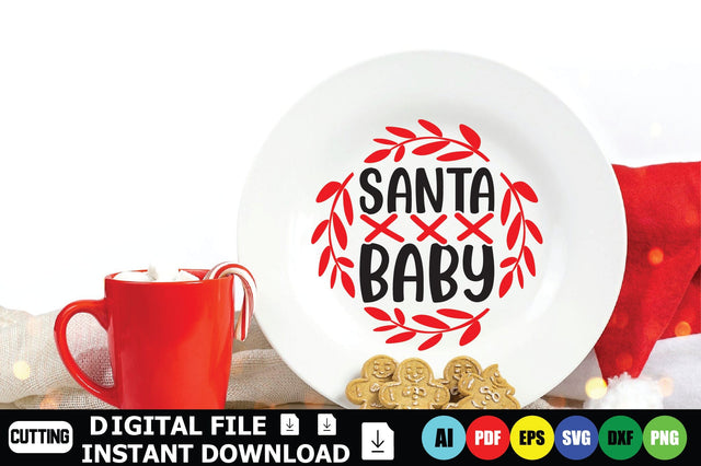 Santa Baby SVG Shahin alam 