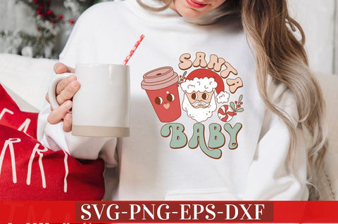 Santa Baby SVG SVG DESIGNISTIC 