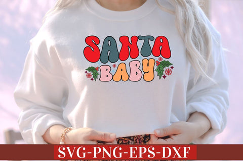 santa baby SVG SVG DESIGNISTIC 