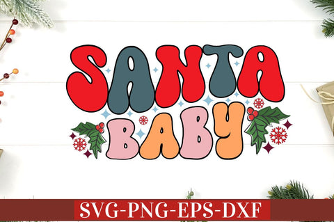 santa baby SVG SVG DESIGNISTIC 