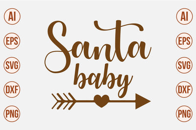 Santa baby-svg SVG nirmal108roy 