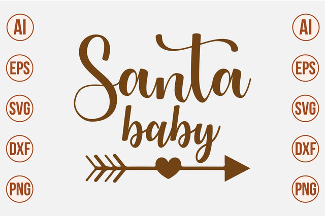 Santa baby-svg SVG nirmal108roy 