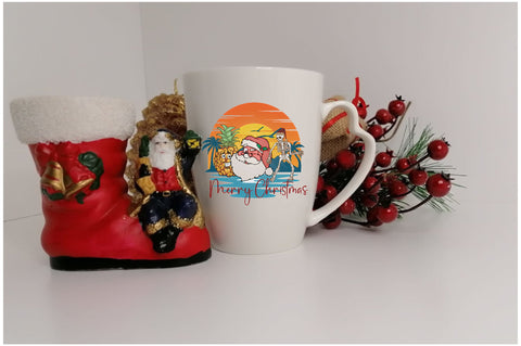 Santa Beach Christmas in July Sublimation Sublimation Jagonath Roy 