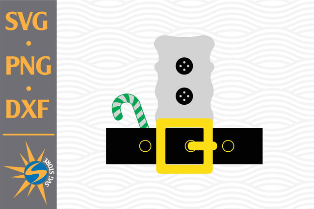 Santa Belt SVG, PNG, DXF Digital Files Include SVG SVGStoreShop 