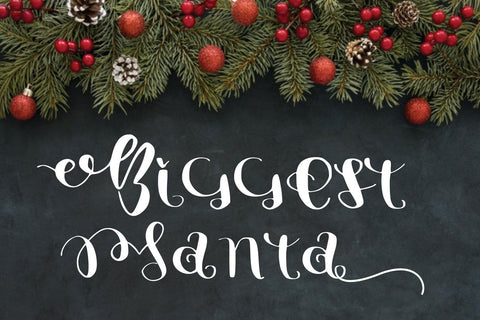 Santa Biggest Font goodigital_13 
