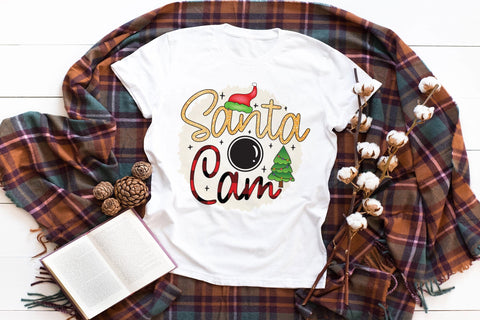 Santa Cam | Funny Christmas PNG Sublimation Sublimation CraftLabSVG 