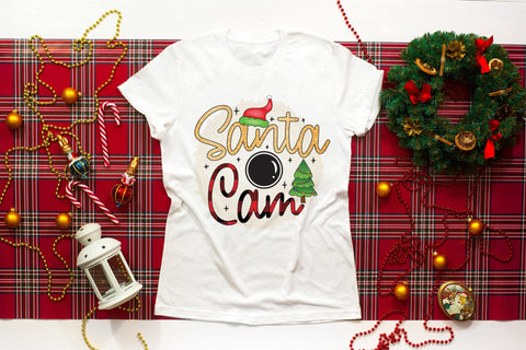 Santa Cam | Funny Christmas PNG Sublimation Sublimation CraftLabSVG 