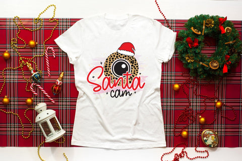 Santa Cam PNG - Funny Christmas PNG Sublimation CraftLabSVG 