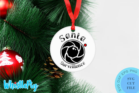 Santa Cam Svg Bundle Svg Christmas Svg Christmas Ornament Svg Christmas Sign Farmhouse Christmas Svg Cricut Christmas Santa Cam Svg Santa SVG Whistlepig Designs 