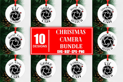 Santa Cam Svg Bundle Svg Christmas Svg Christmas Ornament Svg Christmas Sign Farmhouse Christmas Svg Cricut Christmas Santa Cam Svg Santa SVG Whistlepig Designs 
