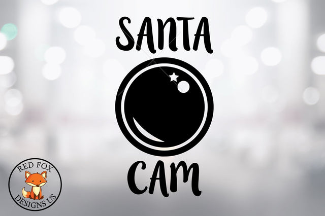 Santa Cam SVG | Christmas SVG Files | SVG PNG DXF SVG RedFoxDesignsUS 