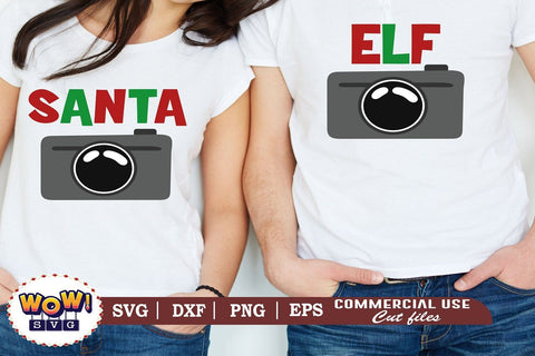 Santa Cam svg, Elf cam svg, Santa elf svg, Christmas svg, Dxf SVG Wowsvgstudio 