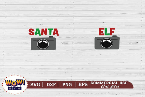 Santa Cam svg, Elf cam svg, Santa elf svg, Christmas svg, Dxf SVG Wowsvgstudio 