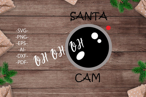 Santa Cam Svg | Family Christmas Svg | Christmas Shirt SVG | Dxf Cricut | Instant Download, Cricut silhouette ,svg cutting file SVG 1uniqueminute 