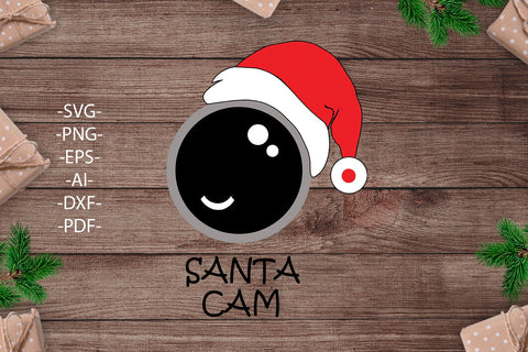 Santa Cam Svg | Family Christmas Svg | Christmas Shirt SVG | Dxf Cricut | Instant Download, Cricut silhouette ,svg cutting file SVG 1uniqueminute 