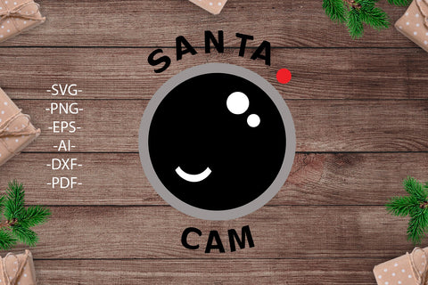 Santa Cam Svg | Family Christmas Svg | Christmas Shirt SVG | Dxf Cricut | Instant Download, Cricut silhouette ,svg cutting file SVG 1uniqueminute 