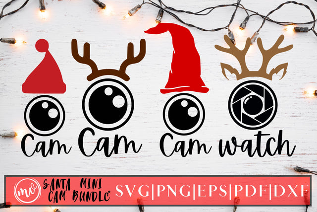 Santa Cam SVG Mini Bundle SVG MockupSvgVenue 