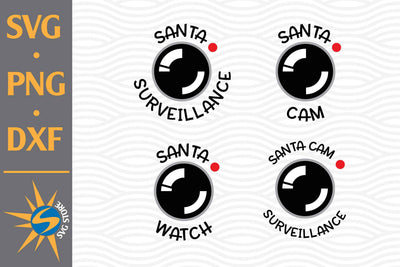 Santa Cam SVG, PNG, DXF Digital Files Include SVG SVGStoreShop 