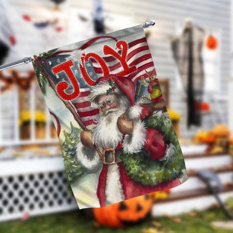 Santa Christmas Garden Flag - 12x18 Garden Flag Sublimation Design Download PNG File Instant Download Sublimation CaldwellArt 