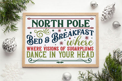 Santa Christmas Sign Svg Bundle SVG Regulrcrative 