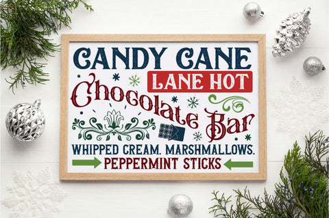 Santa Christmas Sign Svg Bundle SVG Regulrcrative 