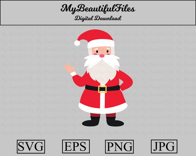 santa - christmas SVG MyBeautifulFiles 
