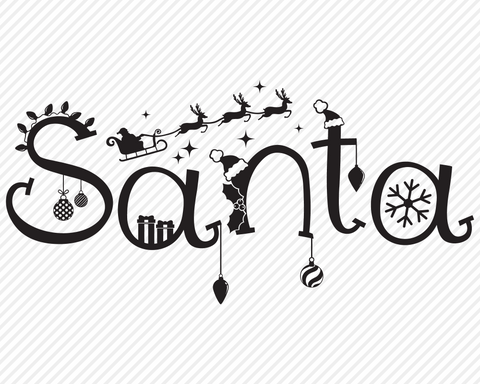 Santa | Christmas SVG SVG Texas Southern Cuts 