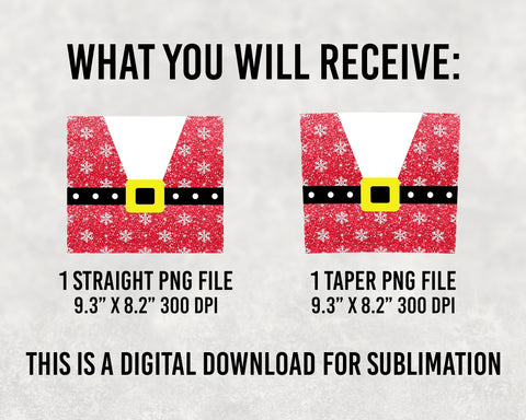 Santa Claus character 20 oz skinny Tumbler Wrap, Tumbler Sublimation, 20 oz digital tumbler, Christmas pattern, PNG Sublimation Sublimation BOO-design 