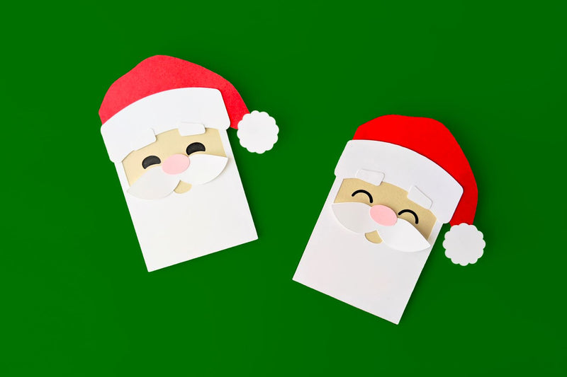 Santa Claus Face Gift Card Holder SVG SVG Risa Rocks It 